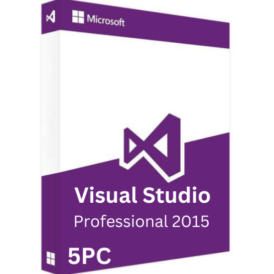 Microsoft Visual Studio 2015 Professional 5PC [Retail Online]