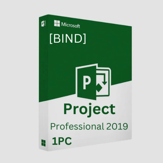 Microsoft Project 2019 Professional 1PC (BIND KEY)
