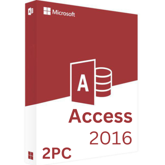 Microsoft Access 2016 2PC [Retail Online]