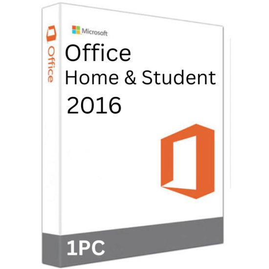  Office 2016 Home Student 1PC [Activate by Phone]