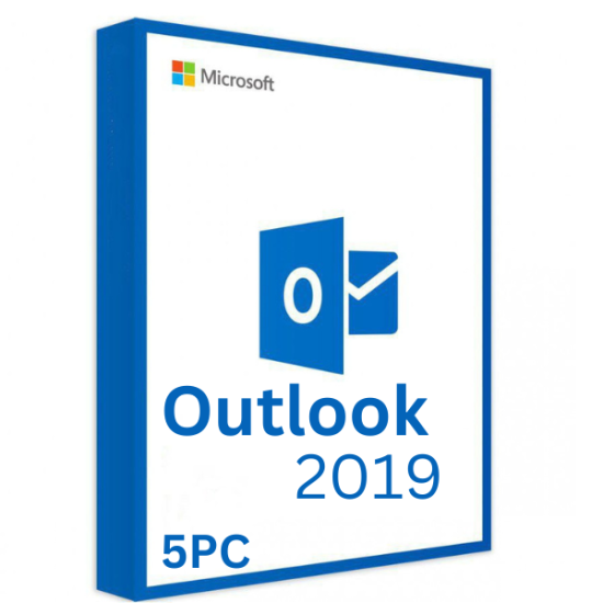 Microsoft Outlook 2019 5PC [Retail Online]