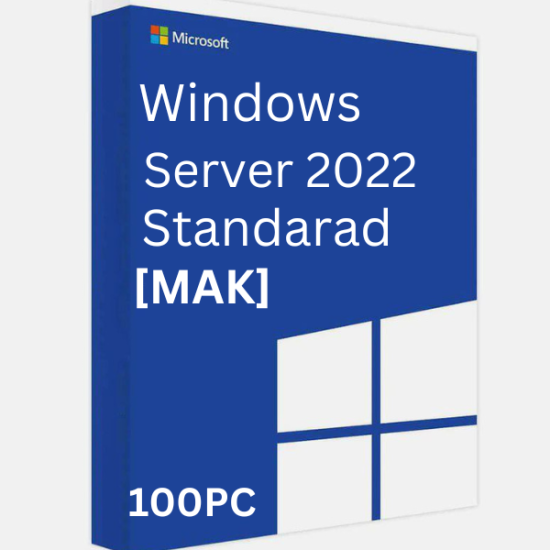 Windows Server 2022 Standard 100PC [MAK]