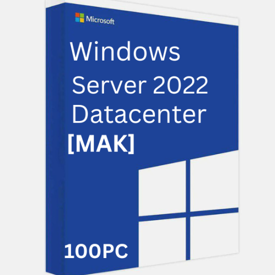 Windows Server 2022 Datacenter 100PC [MAK]