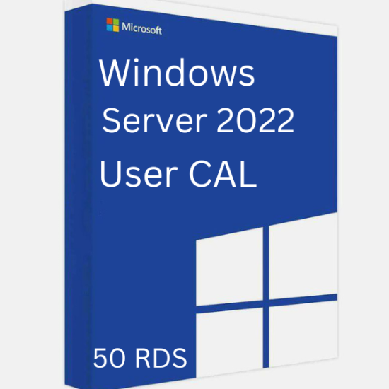 Windows Server 2022 Remote Desktop Services User connections (50) CAL