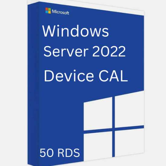 Windows Server 2022 Remote Desktop Services Device connections (50) CAL