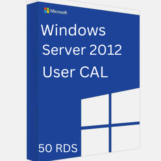 Windows Server 2012 Remote Desktop Services User connections (50) CAL