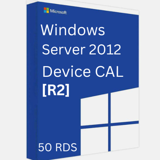 Windows Server 2012 R2 Remote Desktop Services Device connections (50) CAL