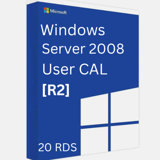 Windows Server 2008 R2 Remote Desktop Services User connections (20) CAL